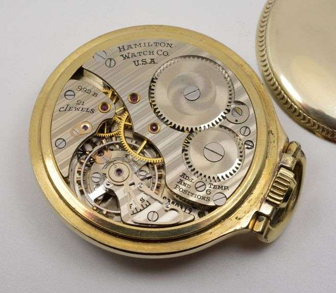 Iconic 1952 Hamilton Railway Special GF Pocket Watch