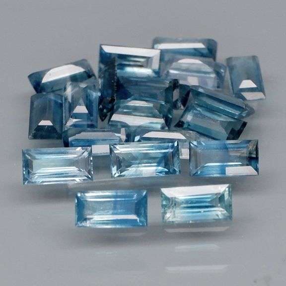 Amazing 2.97ct set of washed denim blue Sapphires!