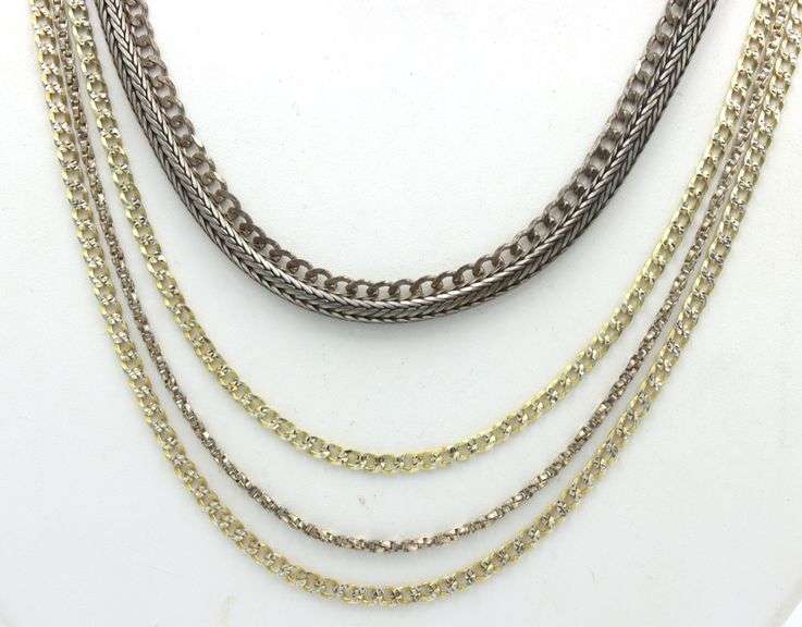 Group lot of 6 Vintage 925 sterling silver necklaces