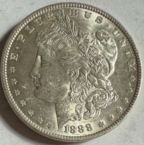 1888 Frosty White BU Morgan