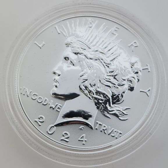 2024 Morgan and Peace Dollar Two-Coin Reverse Proof Set - OGP