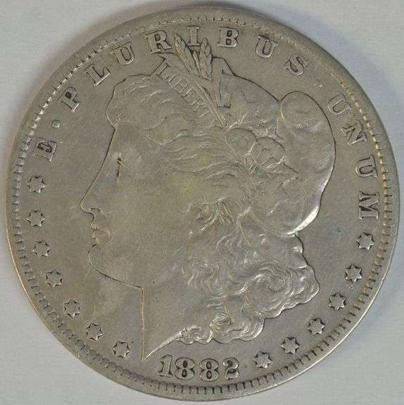 Scarcer key date 1882-CC Morgan Silver Dollar