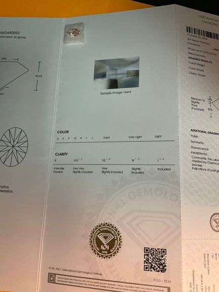 I.G.I CERTIFIED PINK OVAL SHAPE LAB GROWN DIAMOND 3.05 CARAT