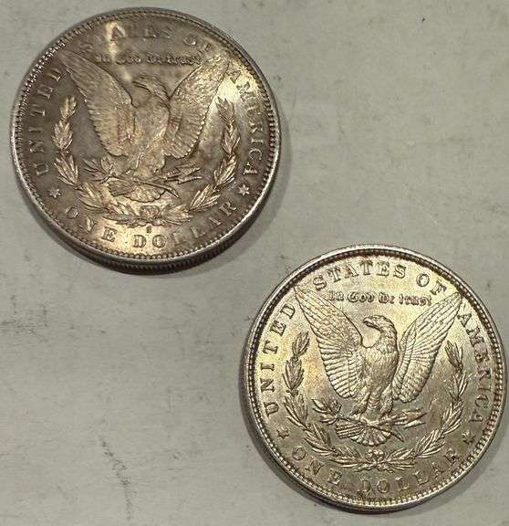 1879 S &1886 Uncirculated Morgan Dollars