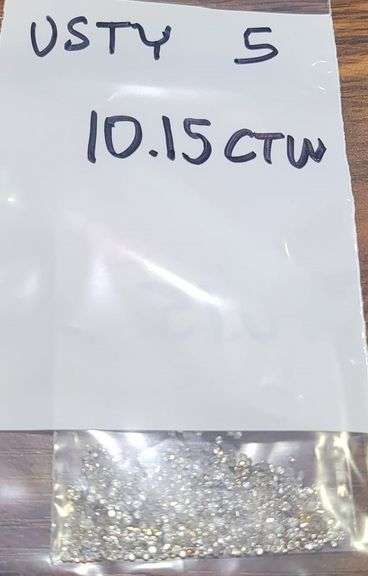 Collector's 10.15 ct parcel of diamonds