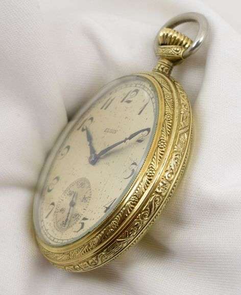 Sharp 1926 Elgin Gold Filled Pocket Watch