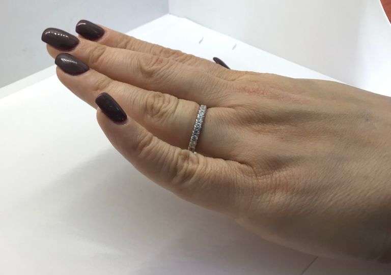 14K WHITE GOLD ETERNITY BAND