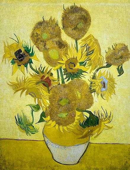 Collectible Vincent van Gogh, Sunflowers (1888)