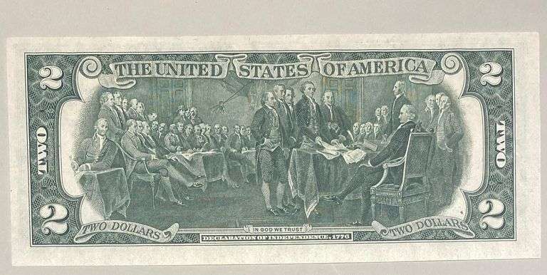 William E Simon Signature $2 1976 Series FR Choice Unc Note