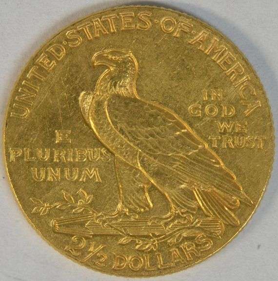 Lovely BU 1908 US $2.50 Indian Gold Piece. 1st Year Issue