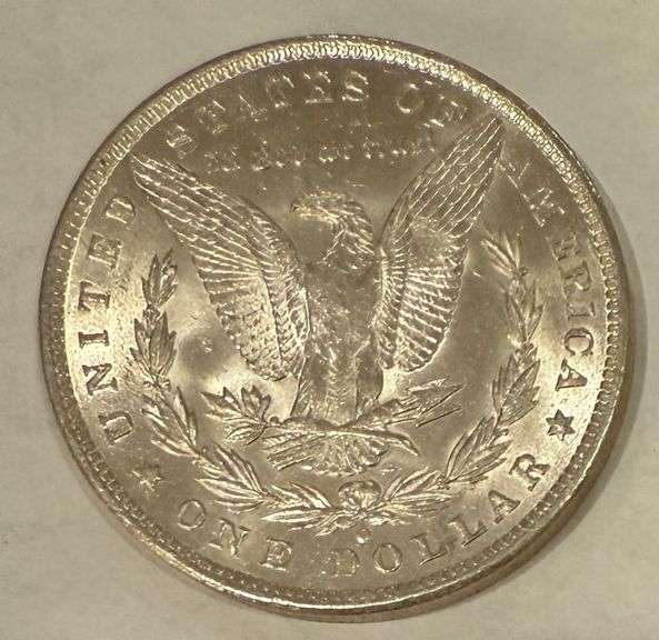 1884 O Roll BU  Morgan Dollar Frosty White