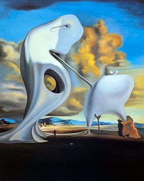 Salvador Dali, The Architectural Angelus of Millet, 1933