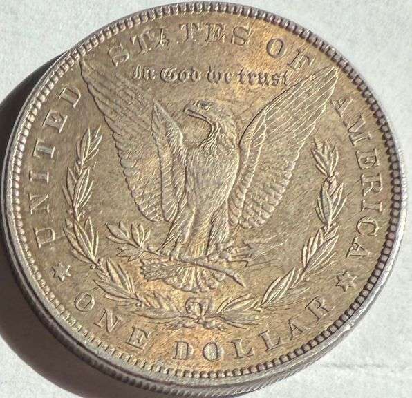 1882 Toned Unc Morgan Dollar