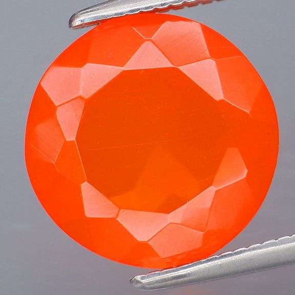 Vibrant color! 2.39ct incredible tangerine orange Fire Opal!