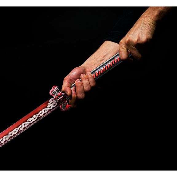 Tang Dynasty Dao Sword with Dragon Pattern Sheath