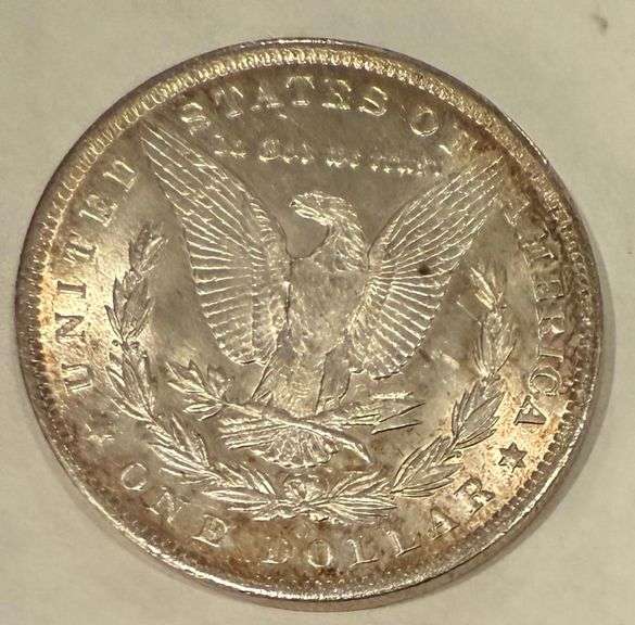 1884 O BU Morgan Dollar Frosty White.