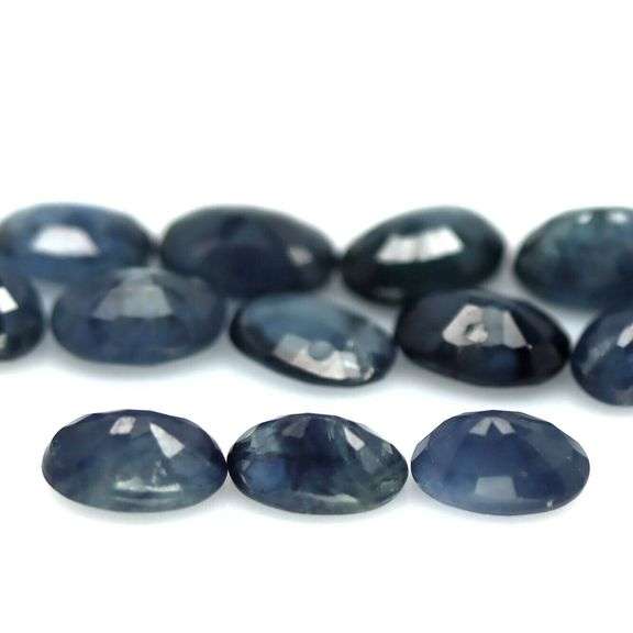 Glistening 9.50ct deep blue Sapphire set
