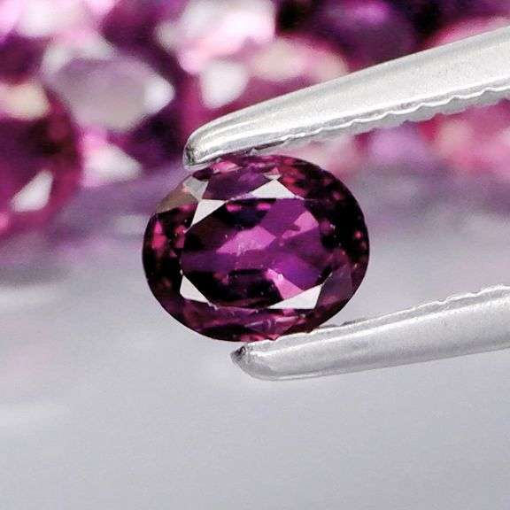 Superb 5.95ct violet red Ruby set -Untreated!!!