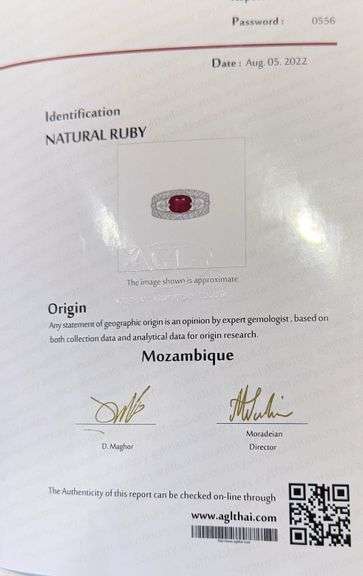 Exquisite Platinum Ring with 1.56ct Vivid Red Certified Ruby, Size 6