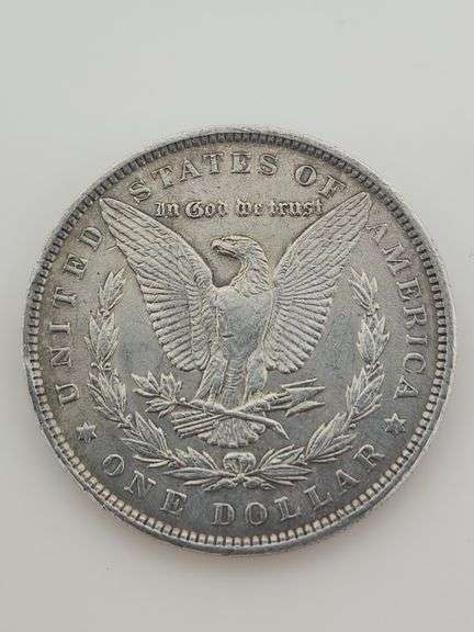 1890 Morgan Silver Dollar, Cleaned