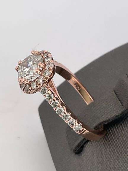 CERTIFIED BRAND NEW ROSE GOLD DIAMOND ENGAGEMENT RING