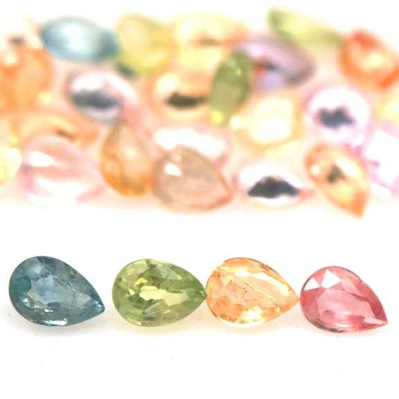 Vivid and glittering 4.67ct Songean Sapphire set