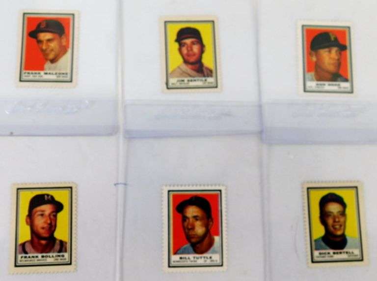 Lot of 6 Topps Baseball Trade Stamps