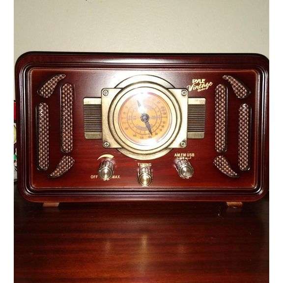 Retro Bluetooth Radio Speaker Audio System