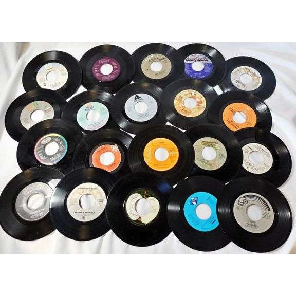 Lot of 25 Vintage Vinyl Records