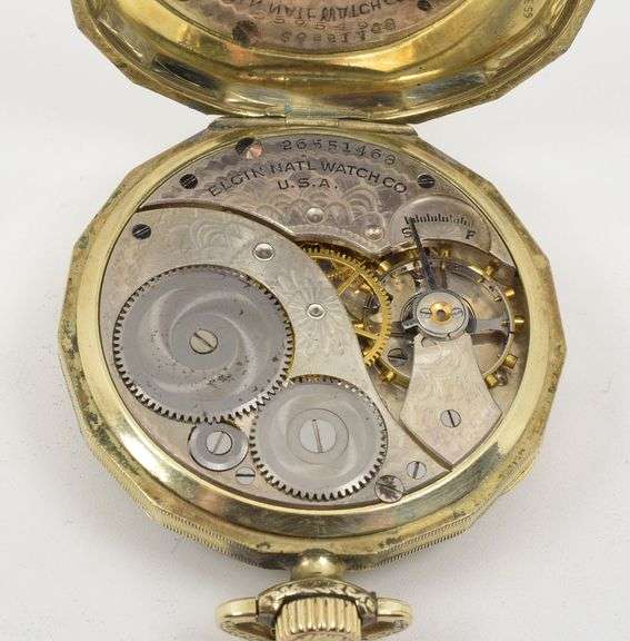 Nice 1924 Egin Gold Filled Pocket Watch