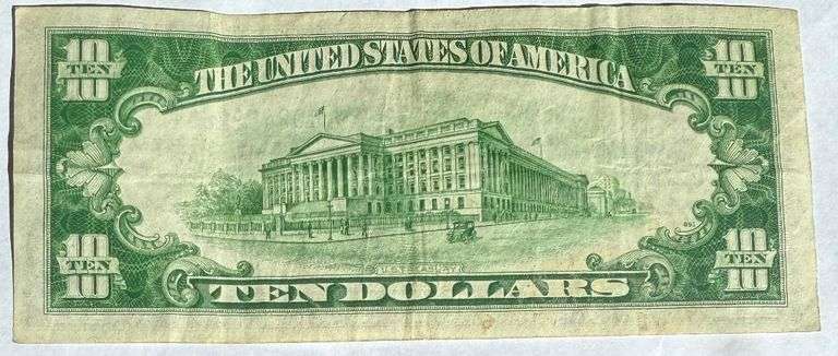 Nice Fresh $10 North Africa Silver Certificate