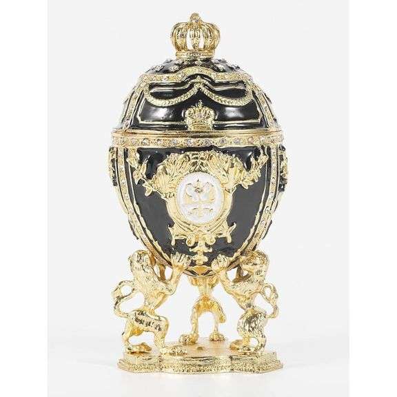 Coronation Egg with Swarovski Crystals Collectible