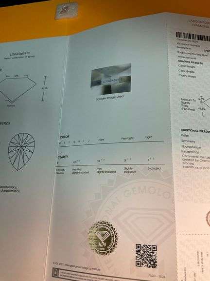 I.G.I CERTIFIED LAB GROWN PINK DIAMOND 2.08 CARAT