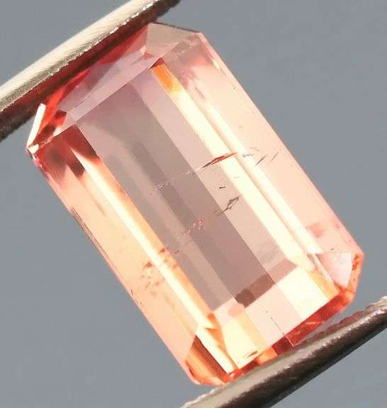 Vibrant 3.90ct untreated salmon pink Tourmaline