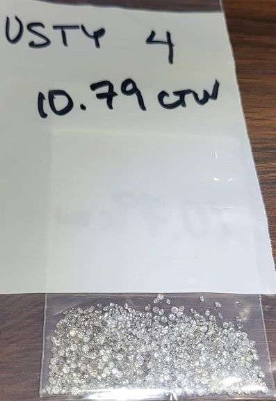 Very fine natural  10.79 ct parcel of diamonds