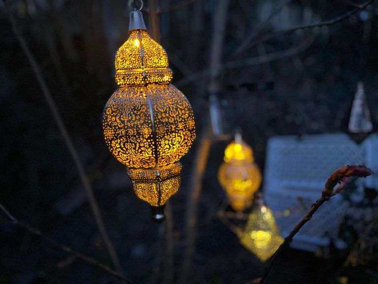 Hanging Moroccan Solar Lantern