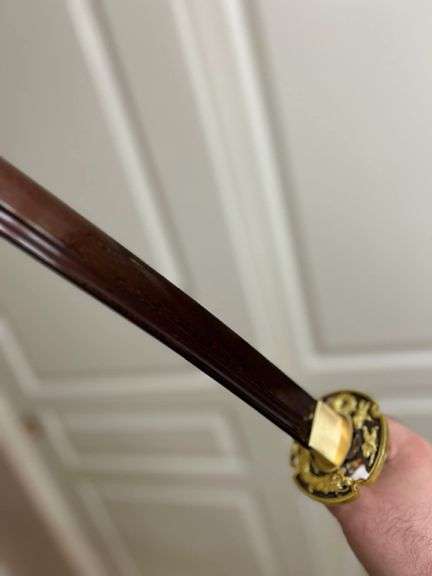 Red Blade Japanese Samurai Katana