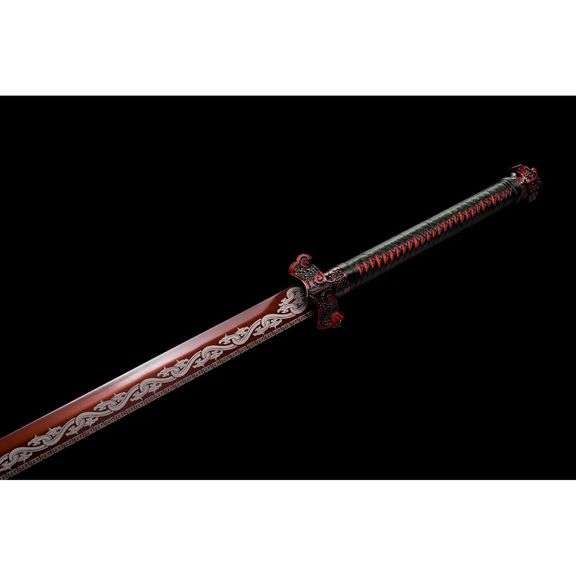 Tang Dynasty Dao Sword with Dragon Pattern Sheath