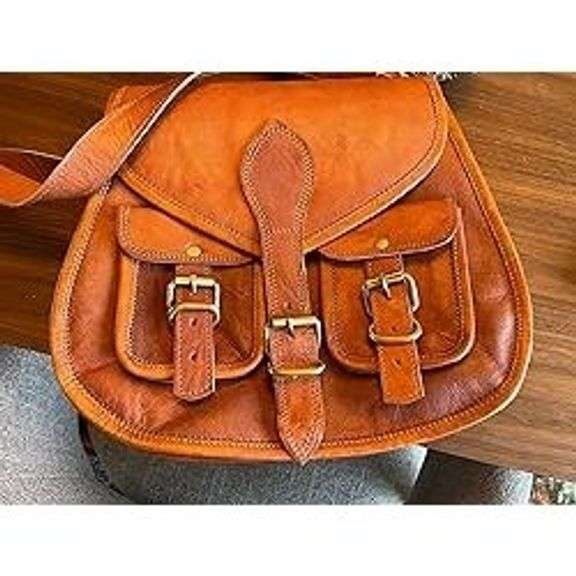 Handmade Leather Crossbody Shoulder Bag