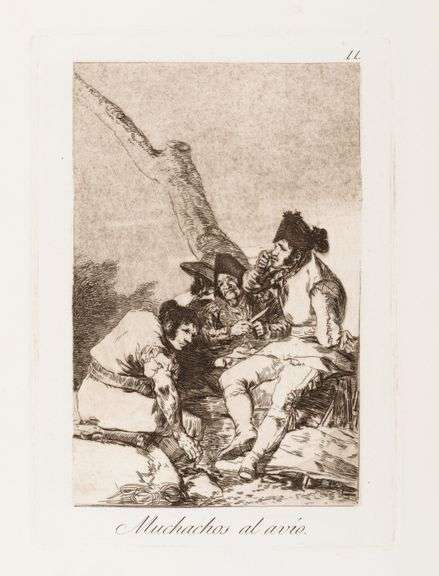 Special Pair of Signed Salvador Dali With Matching Francisco Goya Etching