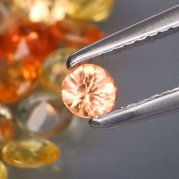 Brilliant colors! 6.62ct real Songean Sapphire set!