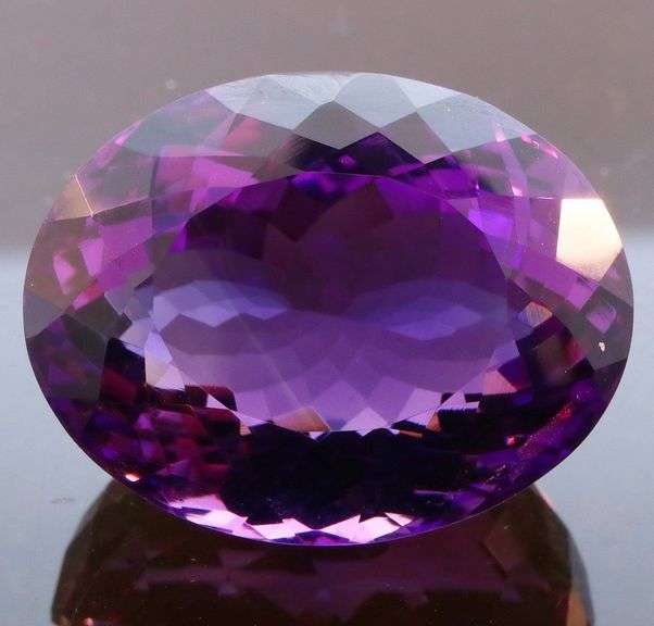 Superb 29.59ct top violet natural Amethyst