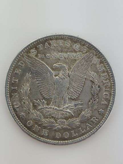 1896 Morgan Silver Dollar, Cleaned
