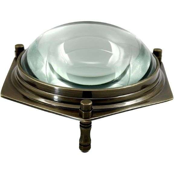 Solid Brass Dome Magnifying Glass