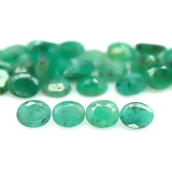Heavy 8.85ct 23 piece real  Zambian Emerald set!!!