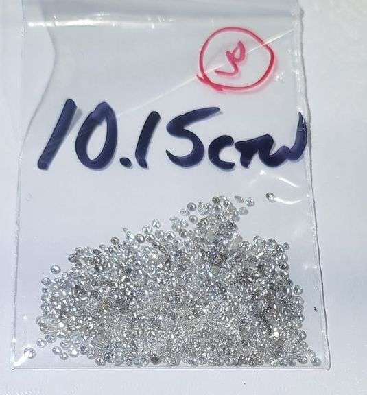 Collector's 10.15 ct parcel of diamonds