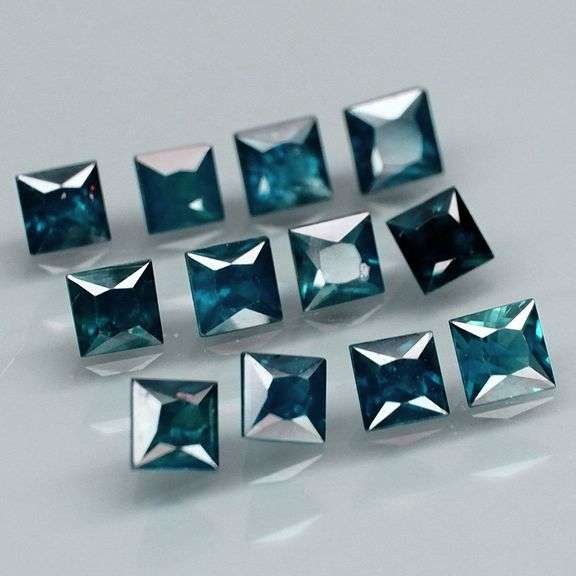 Amazing 3.52ct set of washed denim blue Sapphires!