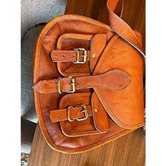 Handmade Leather Crossbody Shoulder Bag