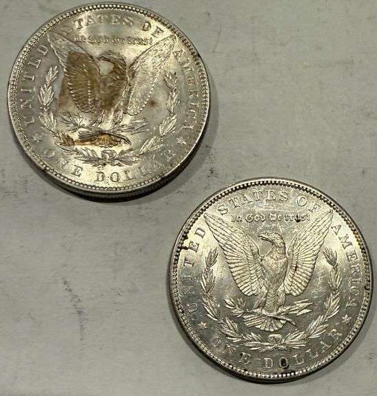 1889 &1890 Choice Unc Morgan Dollars