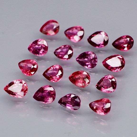 Untreated!!! 3.20ct set of pure Rubies!!!